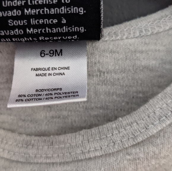 The Rolling Stones grey short sleeved onesie - Picture 3 of 3